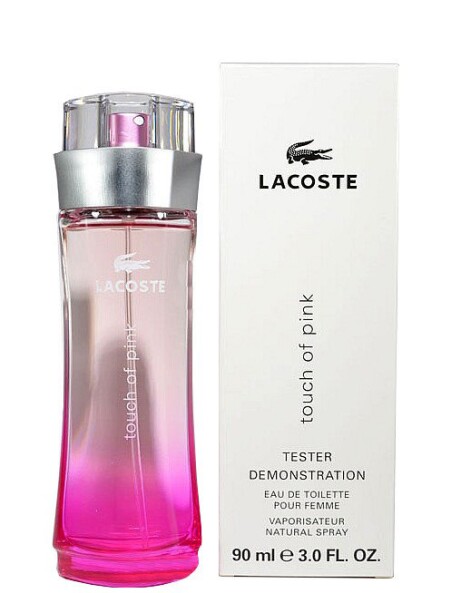 Tester LACOSTE touch of pink POUR FEMME 90ml