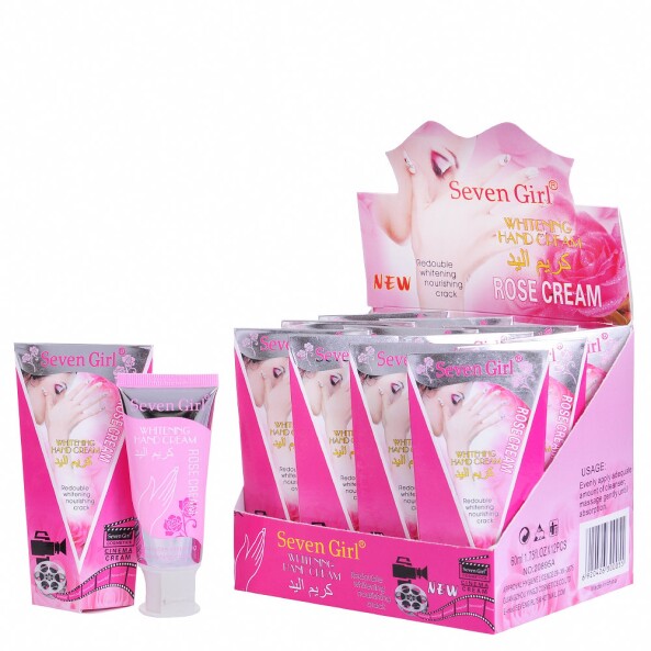 Seven Girl "ROSE CREAM" Whitening Hand Cream -60ml