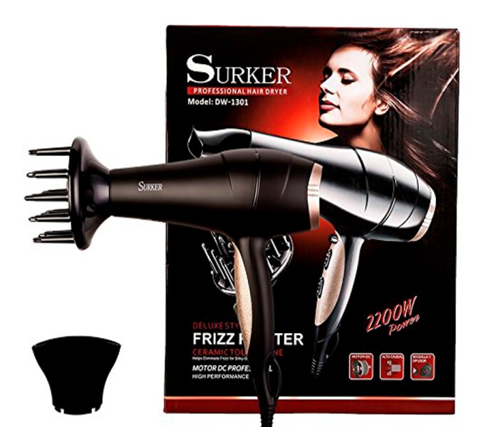 Профессиональный Фен "SURKER PROFESSIONAL HAIR DRYER DW-1301"