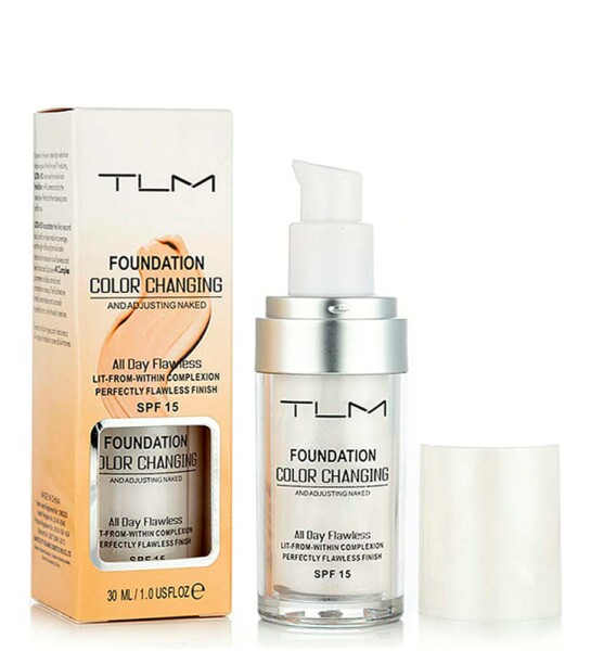 TLM COLOUR CHANGING FOUNDATION SPF 15 -30ml
