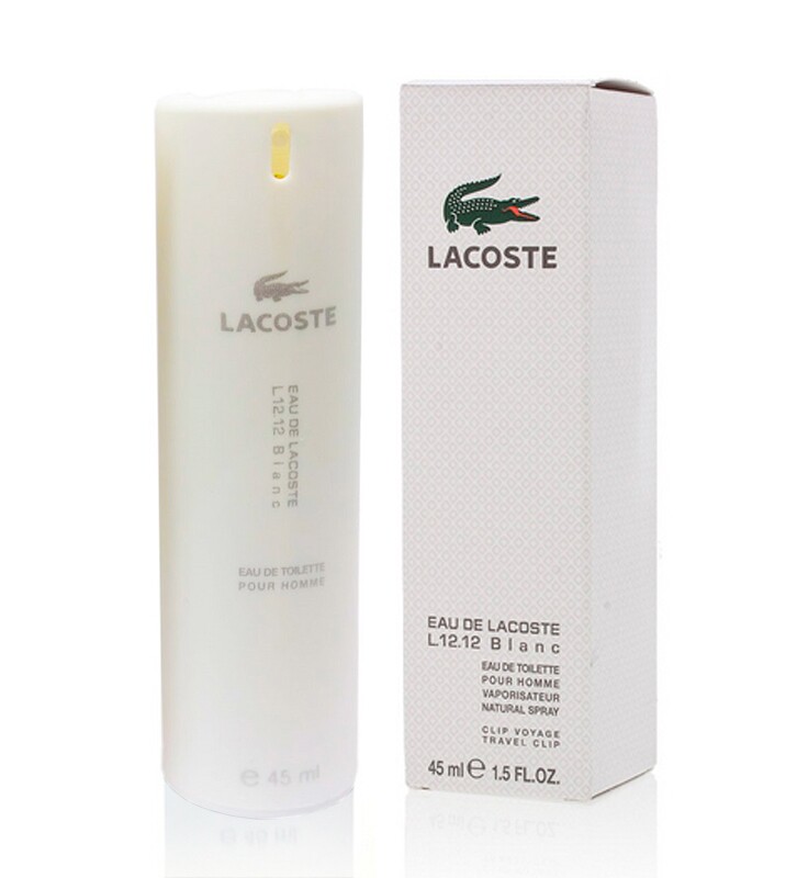 lacoste blanc pour homme