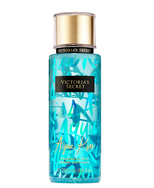 Aqua secret. Парфюмированный спрей Victoria's Secret "Aqua Kiss". Victoria's Secret Aqua Kiss парфюмерный мист. Спрей для тела Victoria's Secret Aqua Kiss. Виктория сикрит Аква кис мист.